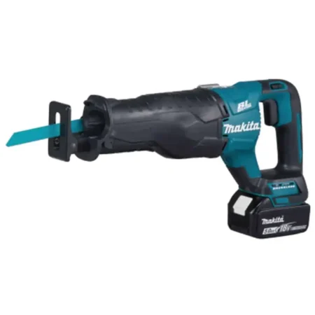 Makita 18V Lithium-Ion Cordless Recipro Saw with 2x (5Ah) Battery and Charger in Carry Case