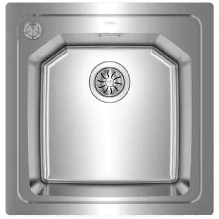 Teka Top/Flush stainless steel sink with one bowl