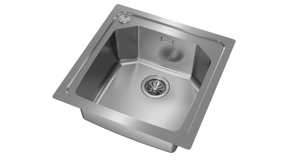 Teka Top/Flush stainless steel sink with one bowl - Image 3