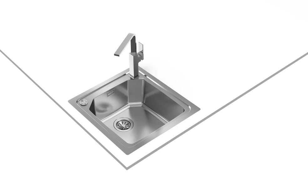 Teka Top/Flush stainless steel sink with one bowl - Image 5