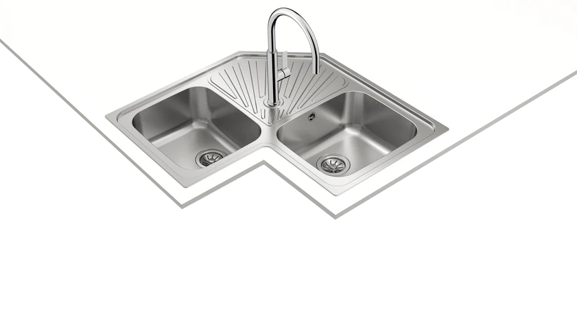 Teka Angular 2B Inset stainless steel sink 10118005 - Image 2