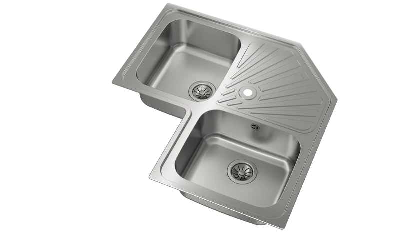 Teka Angular 2B Inset stainless steel sink 10118005 - Image 4