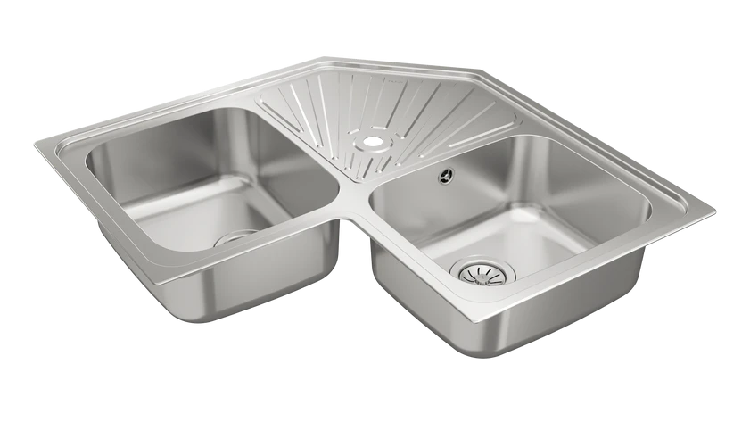 Teka Angular 2B Inset stainless steel sink 10118005 - Image 5