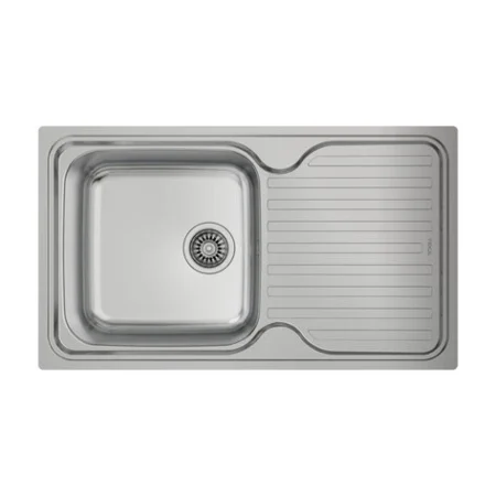 Teka Inset Stainless Steel Sink 1 bowl and 1 drainer