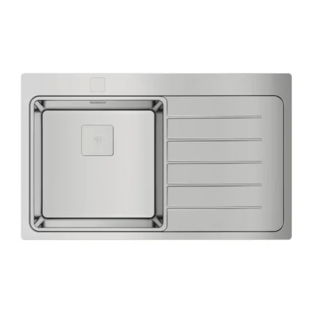 Teka Inset Stainless Steel Sink with one bowl and one drainer (Right hand)