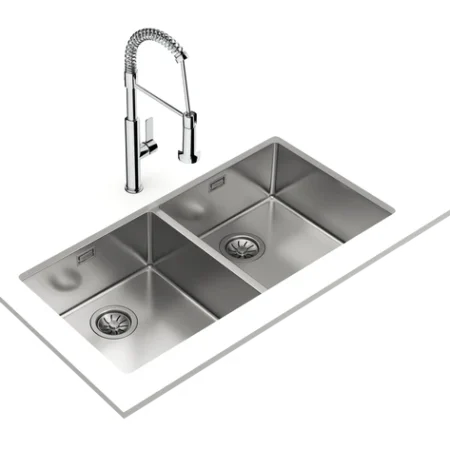 Teka Undermount Stainless Steel Sink with two bowls 115030006