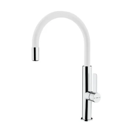 Teka Single Lever Kitchen Tap with aerator integrated in spout FOT 995 White