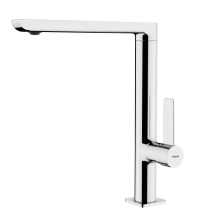 Teka Minimalistic Single Lever Kitchen Tap with high swivel spout 629150200