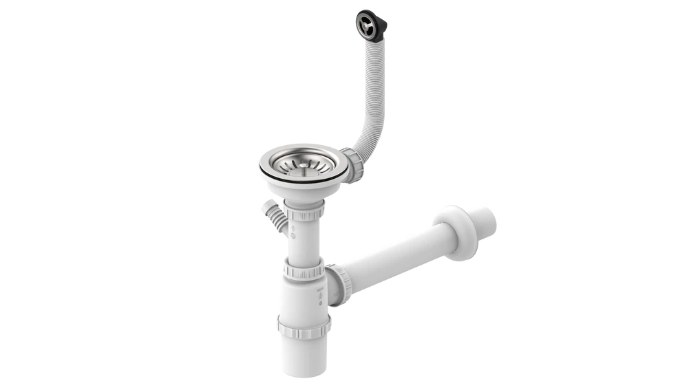 Teka 3½ Basket waste, siphon, and Connections 115890016