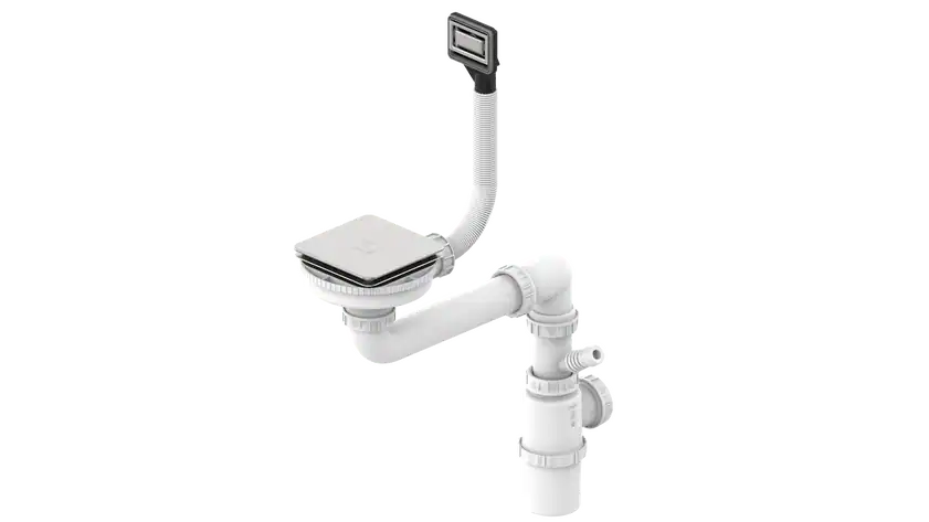 Teka Waste kit 1b manual valve assy. square drainage + 1 cover