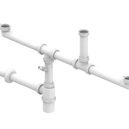 Teka Fittings For 2½b:connection, Siphon, Pipe Towall + Decorative End Cap