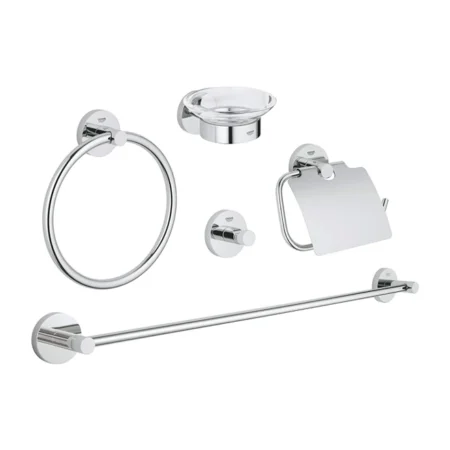GROHE Essentials Master Bathroom Accessories Set 5-in-1