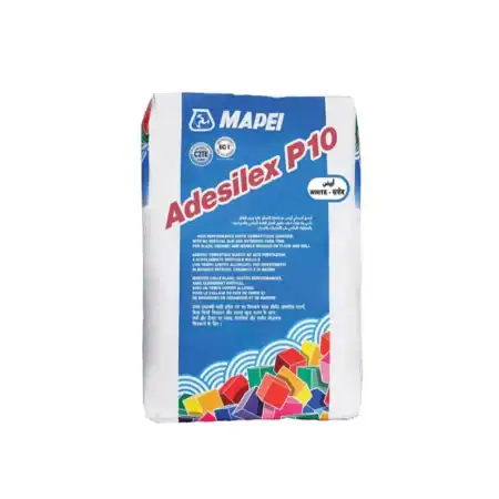 Mapei Adesilex P10 White Premium Mosaic Glass Tile Mortar 25KG