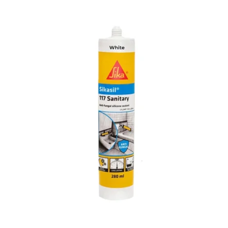 Sika Sikasil 117 Silicone Sealant for Sanitary Applications 280 Ml Transparent