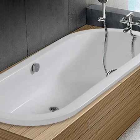 Dana Acrylic Bathtub Oval Sanitech 160×70.5 Cm