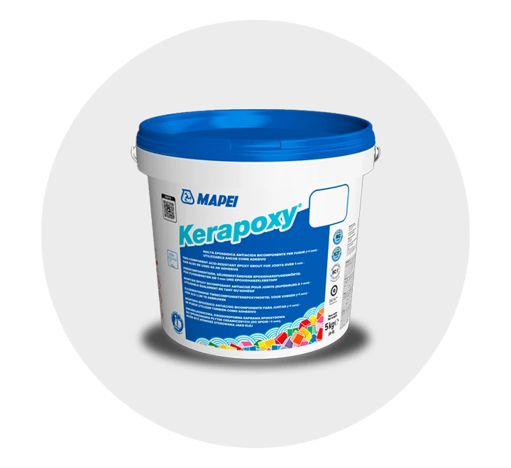 Mapei Kerapoxy N111 Epoxy Grout Silver Grey 5 Kg