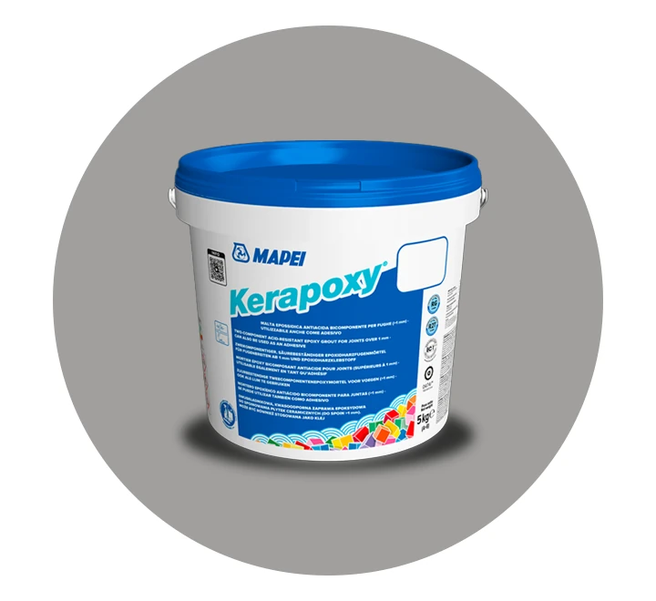 Mapei Kerapoxy N112 Epoxy Grout Medium Grey 5 Kg