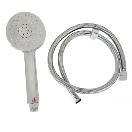Faucini 3S Shower Set – Chrome Finish with Hose & Holder