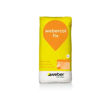 Webercol Fix – Cement-Based Tile Adhesive for Internal Use 20kg Grey