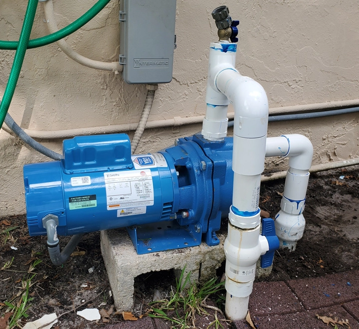 Domestic High Capacity Pump Installation